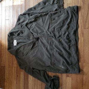 Lucky Brand army green light weight jacket